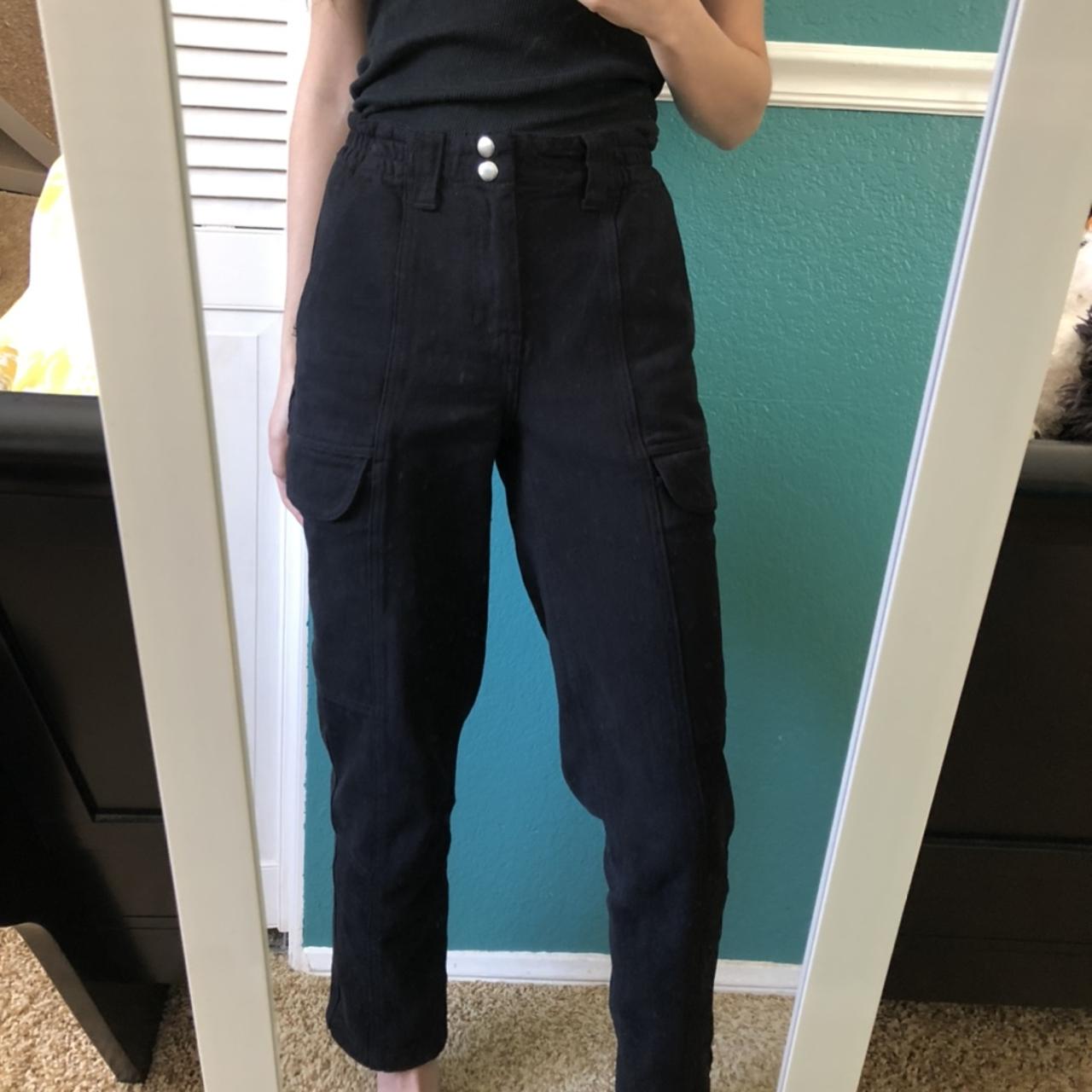 pacsun black cargo pants