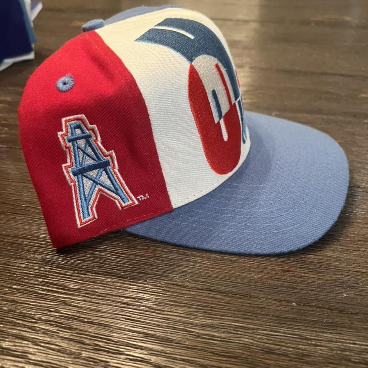 HOUSTON OILERS FITTED SZ. 7 1/8 - Depop