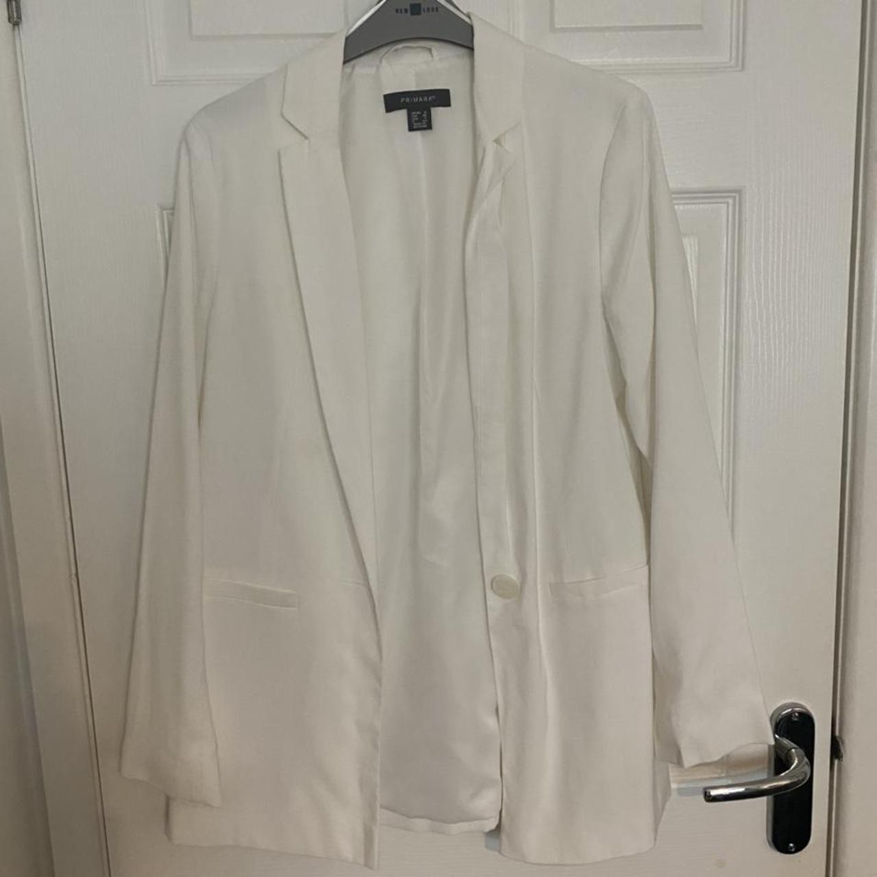 primark white blazer