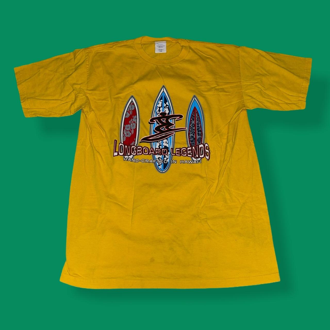 Vintage Hawaii Longboard Legends Surfer Shirt Size... Depop