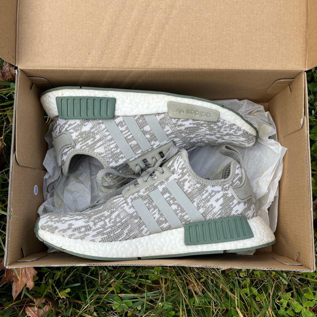 NMD R1 Sesame/TRC Green/White Military Depop
