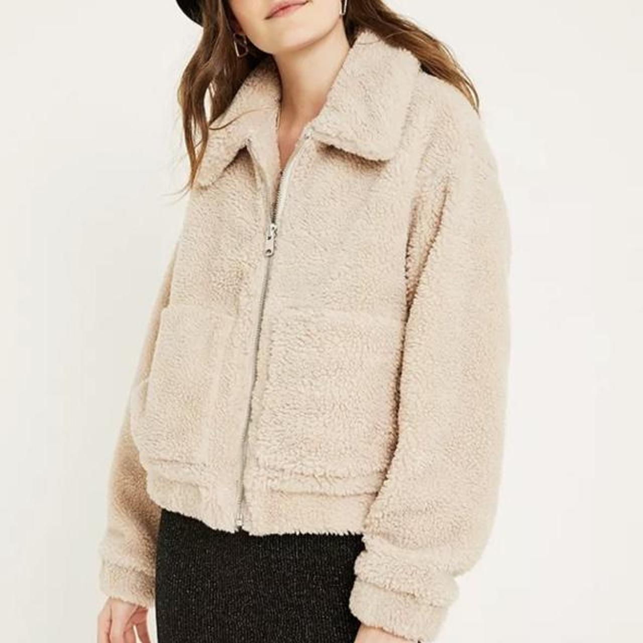 teddy bear jacket urban outfitters