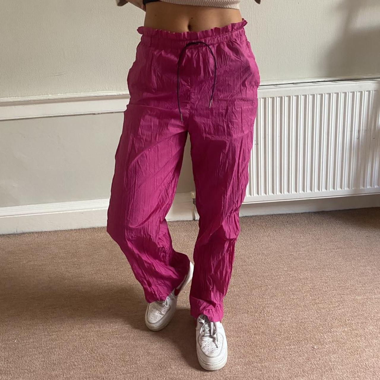 Super cool pink trouser pants Great for festivals... - Depop