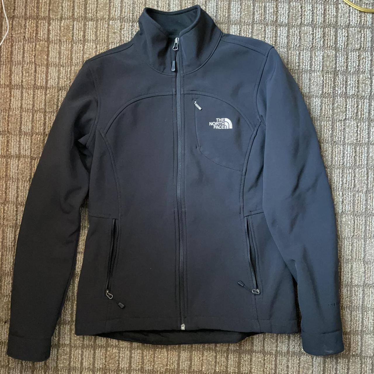 North face zip up fleece, size women S. Has inside... - Depop