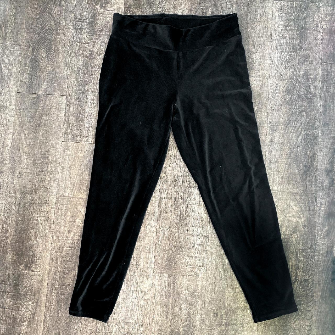 Velvety leggings. These are black with a slight... - Depop