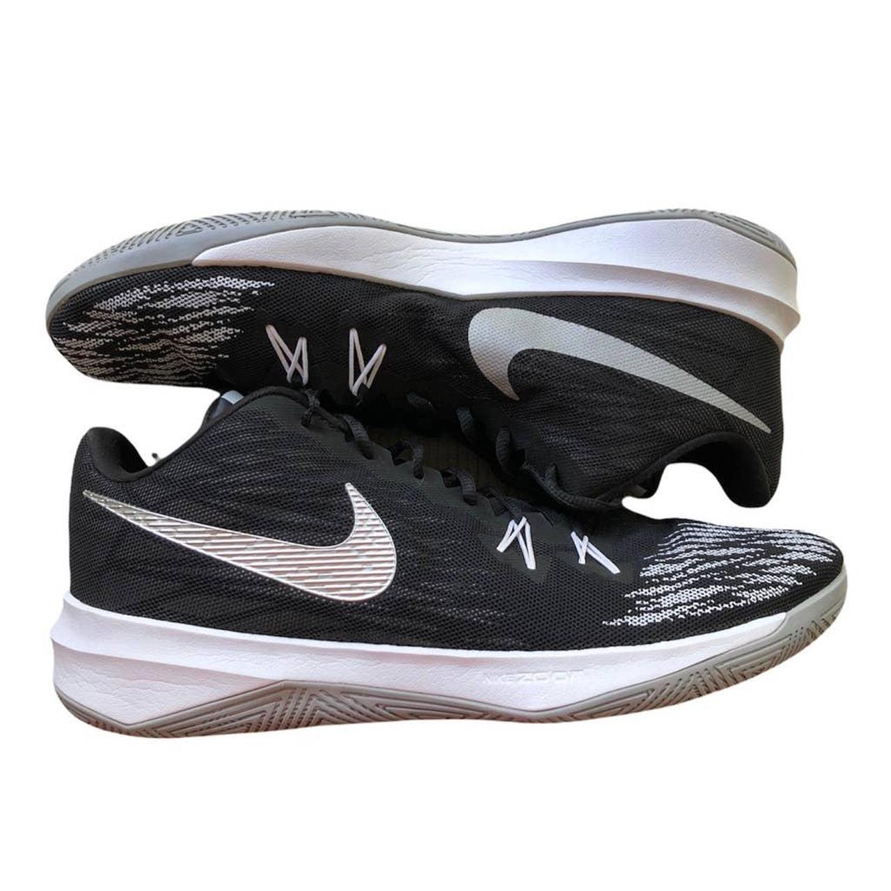 Nike Zoom Evidence II Black Basketball Sneakers... - Depop