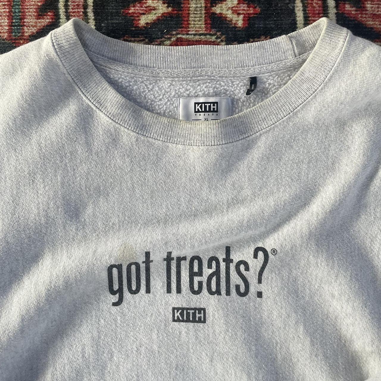 Kith Men's Grey Sweatshirt Depop