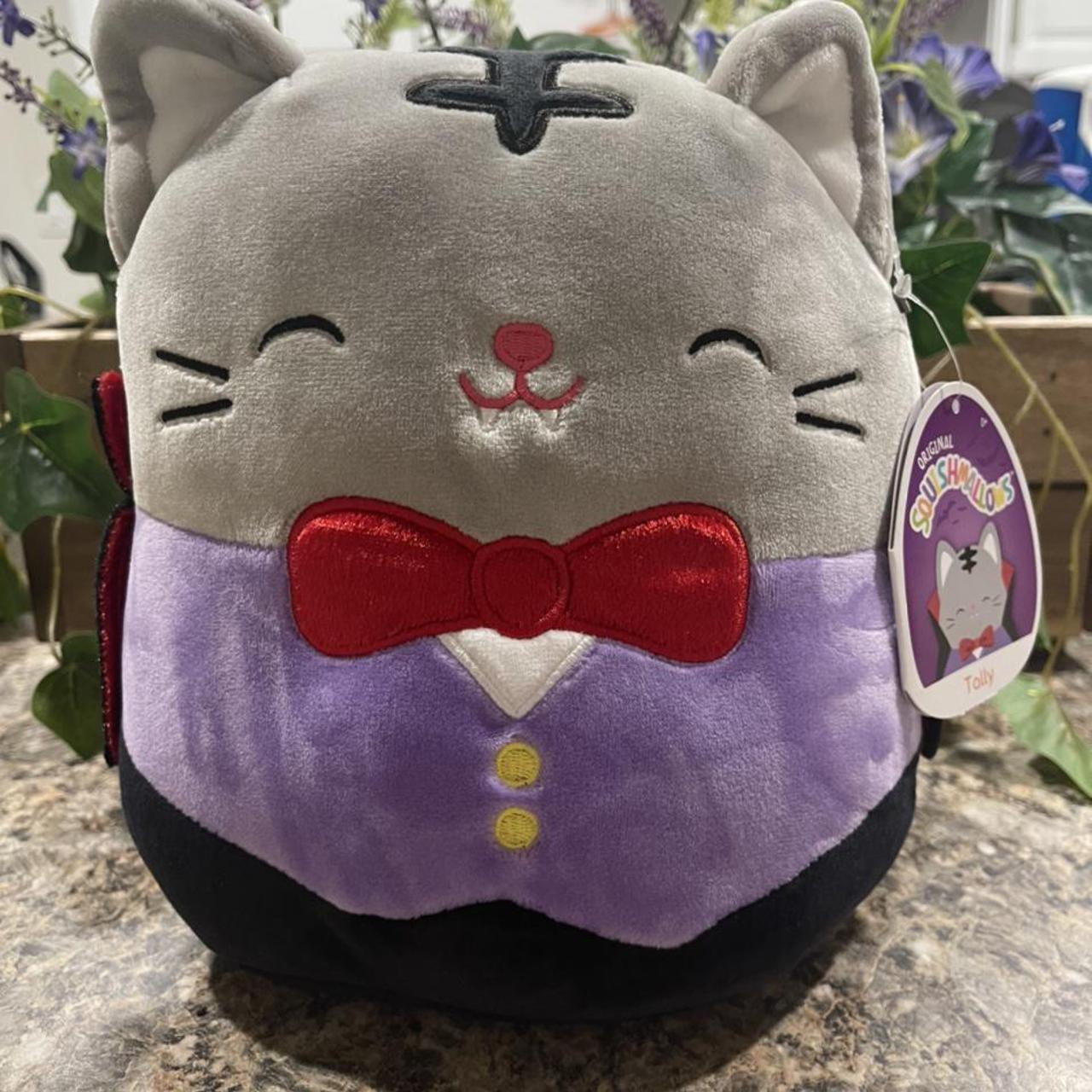 Squishmallow 8 Tally The Cat Vampire - Official Kellytoy Halloween Plush -  Cute and Soft Stuffed An…See more Squishmallow 8 Tally The Cat Vampire 