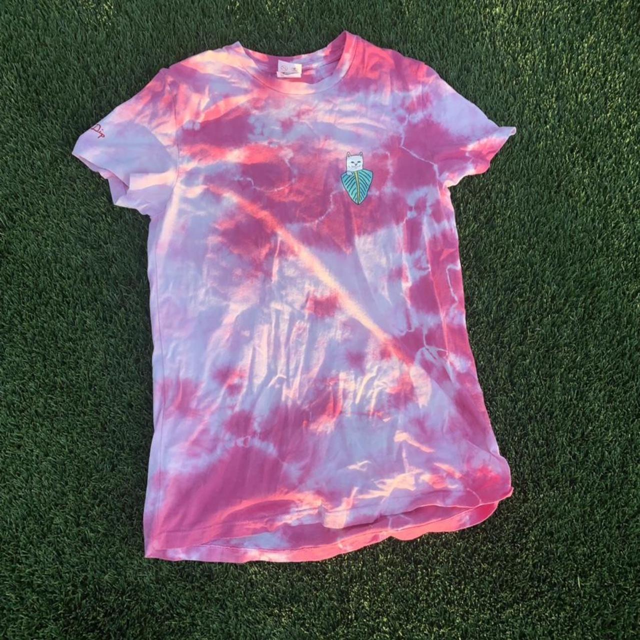 ripndip tie dye t shirt