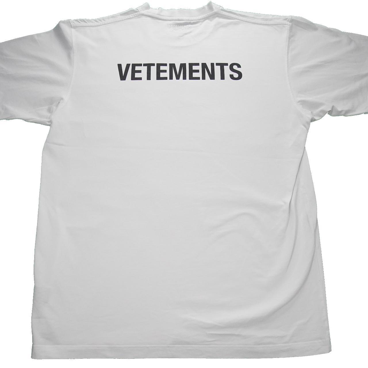 Vetements Men's White T-shirt (3)