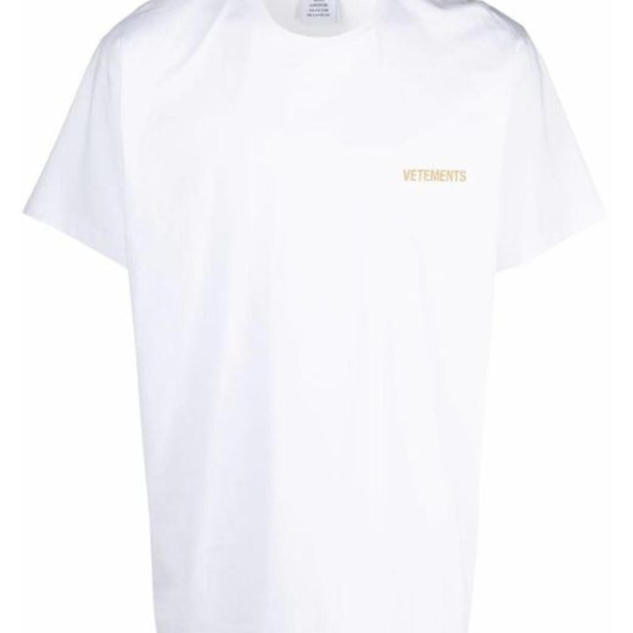 Vetements Men's White T-shirt