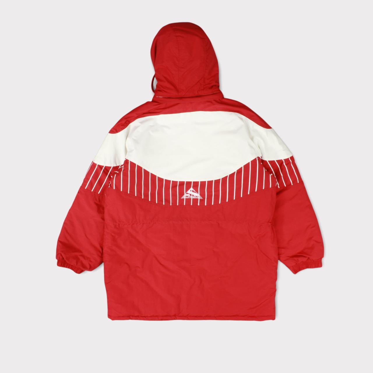 Supreme Men's Red and White Jacket (2)