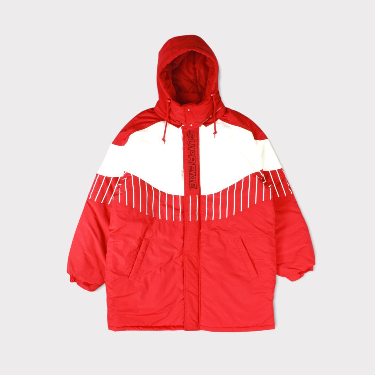 Supreme Men's Red and White Jacket