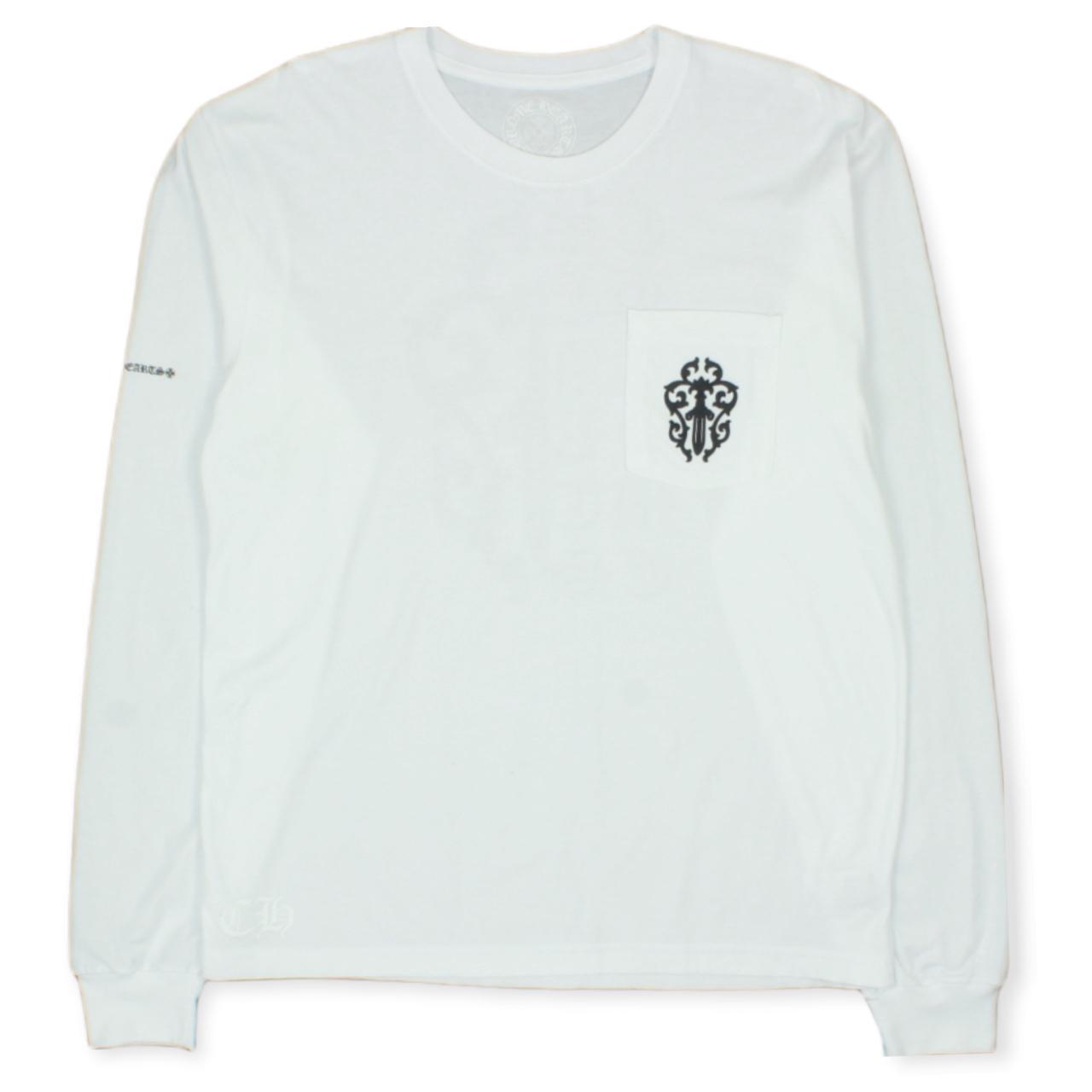 CHROME HEARTS NECK SCRIPT LONG SLEEVES BLACK