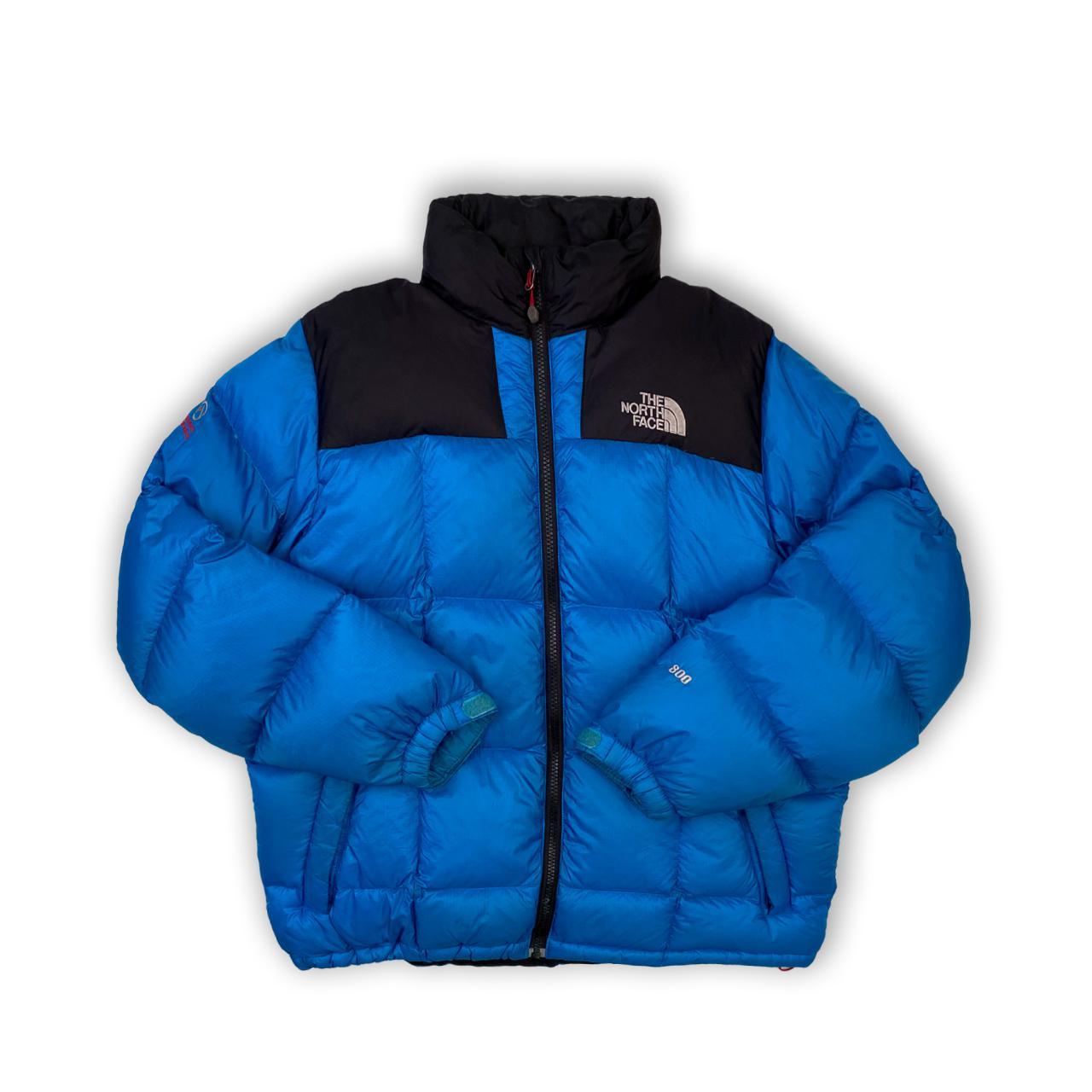 NORTH FACE 800 BLUE SUMMIT PUFFER COAT (M) •... - Depop