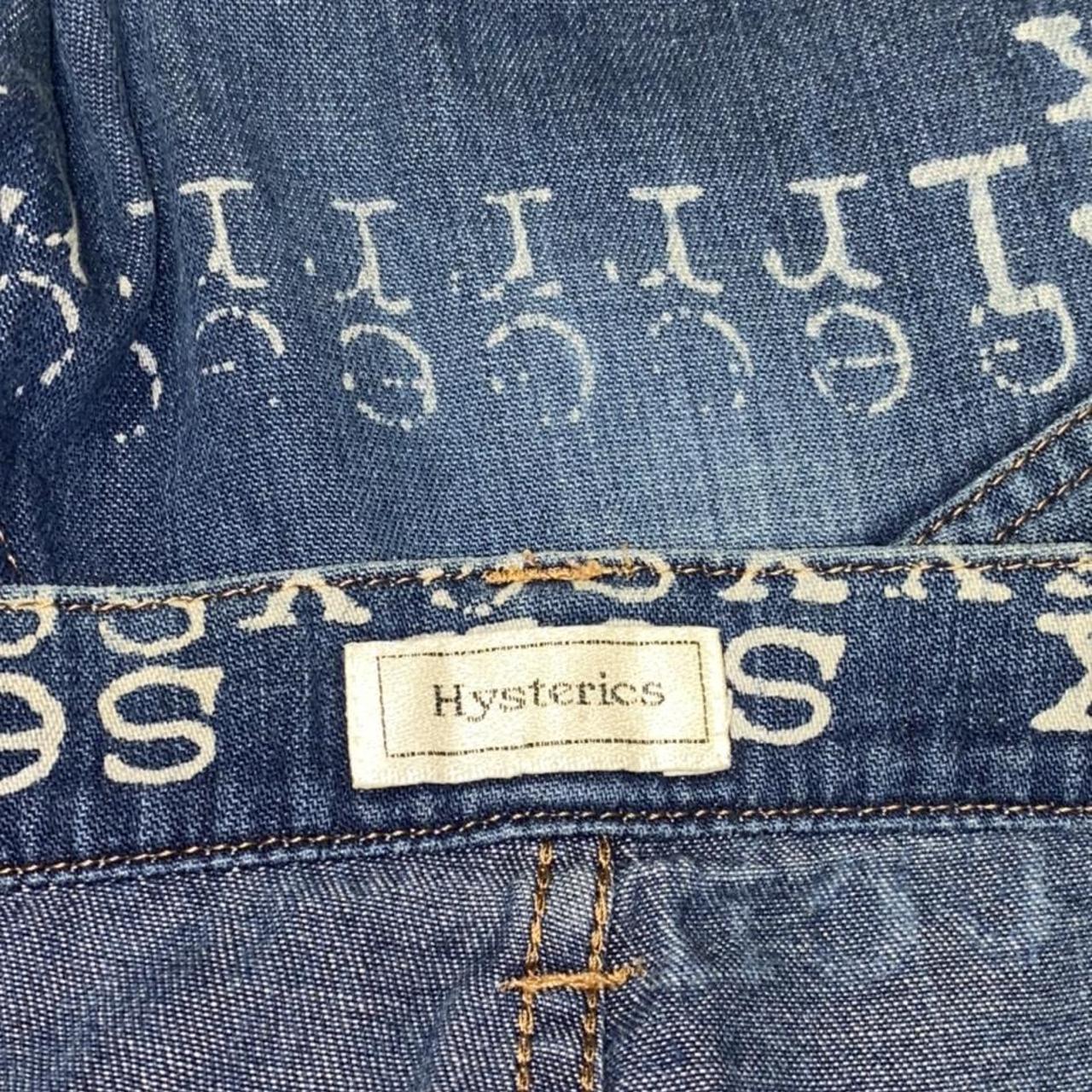 extremely rare hysteric glamour typewriter jeans.... - Depop
