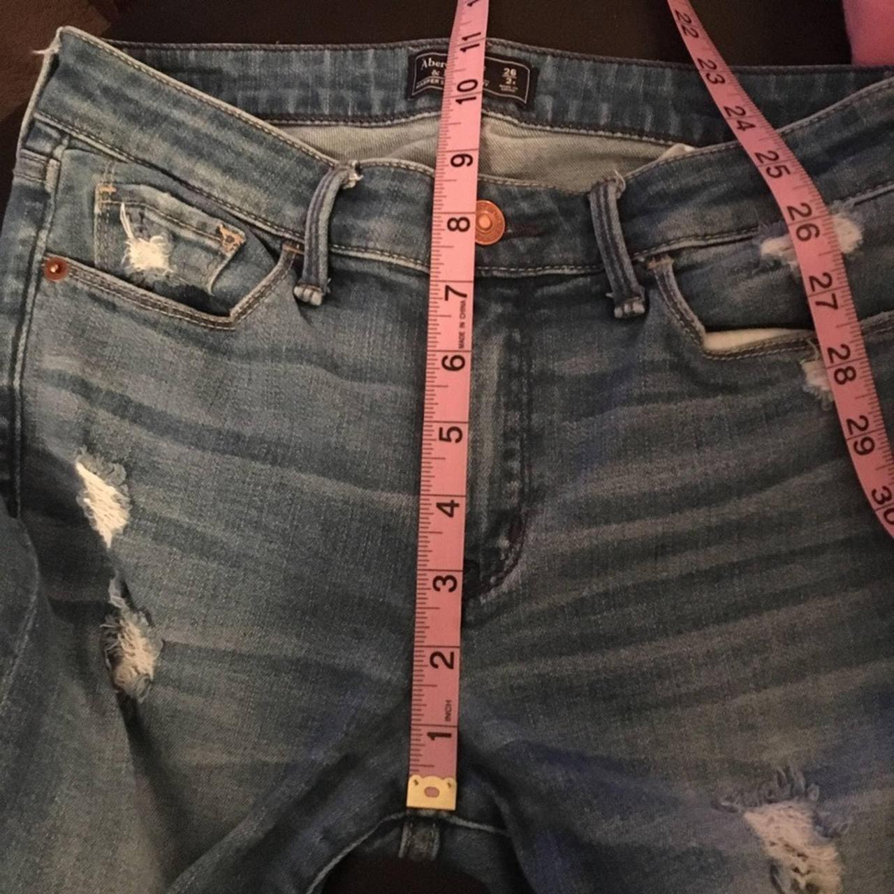 Abercrombie & Fitch Women's Blue Jeans Depop