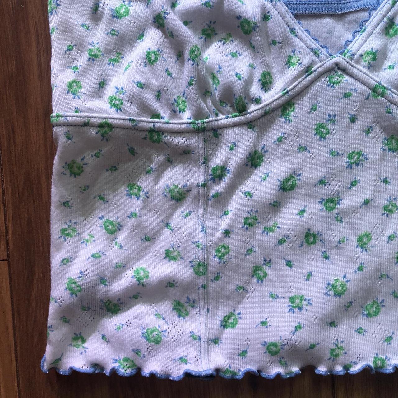 urban outfitters blue floral top