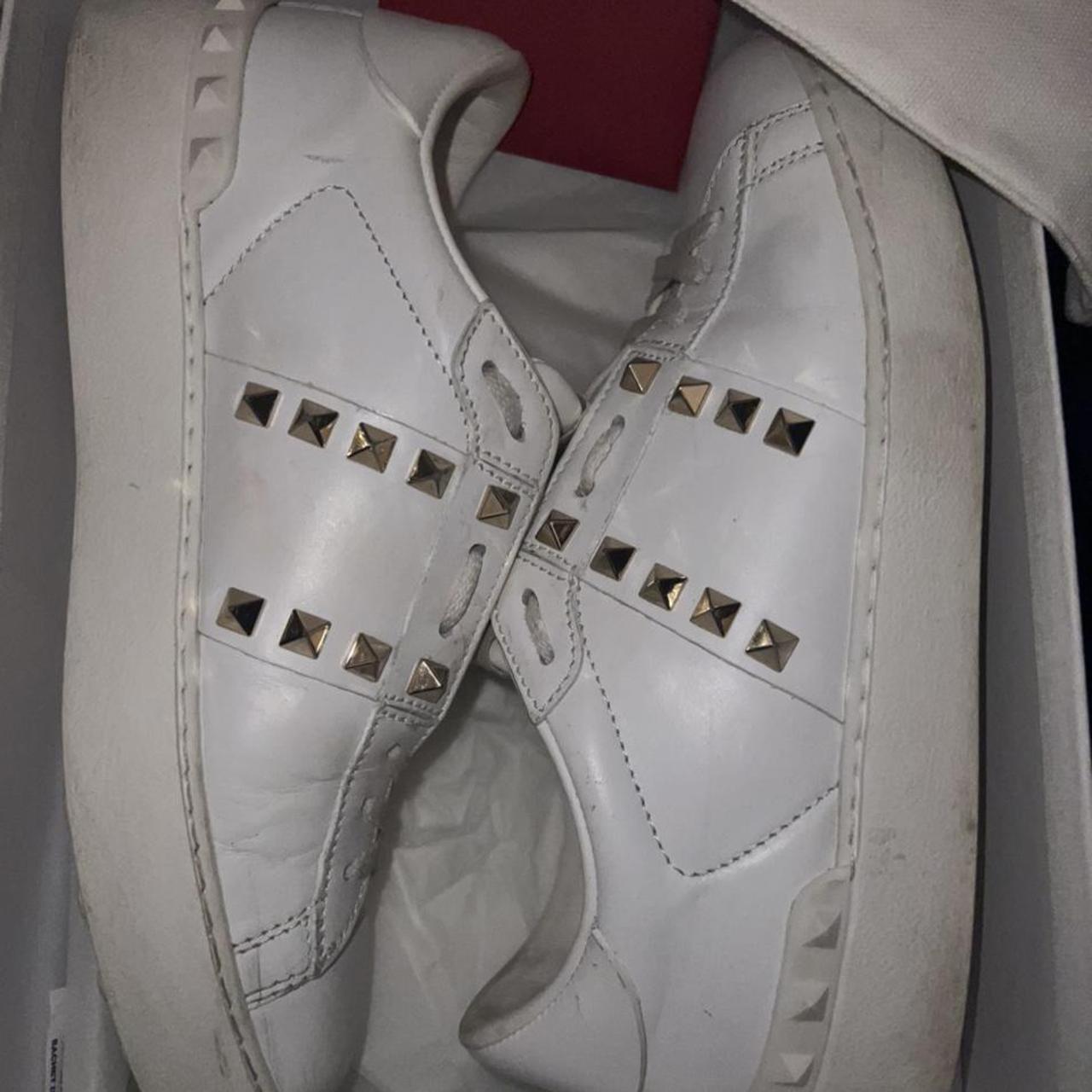 Women's valentino hot sale studded trainers