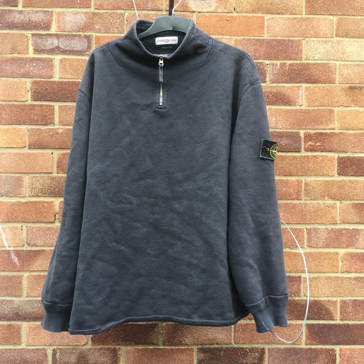 Stone Island A/W 94 Jumbo Corduroy Shirt Navy | Depop