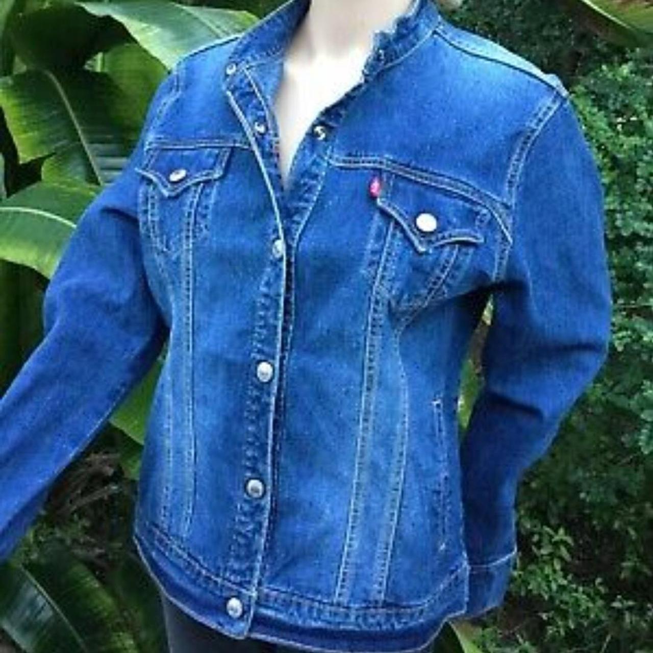 levis jean jacket large