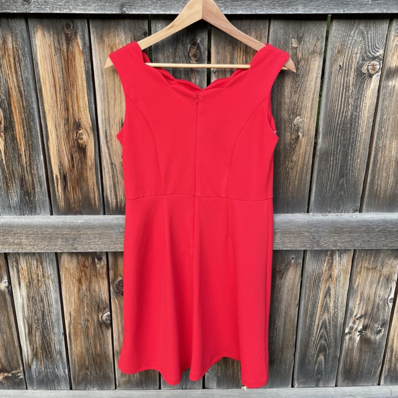 Product Image 2 - Cute red sleeveless cocktail/evening dress.