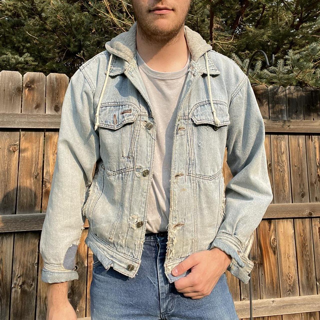 Men's Blue Jacket Depop