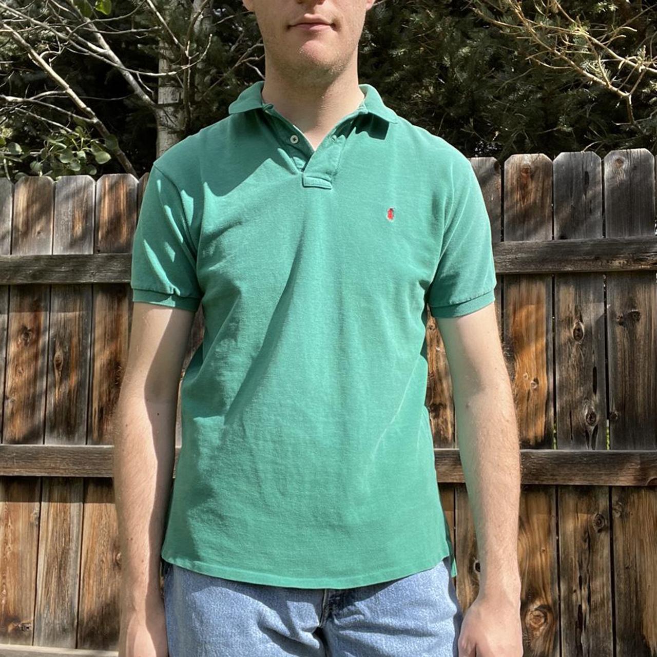 00s Ralph Lauren polo shirts y2k ラルフローレン Vintage Y2K Polo Ralph Lauren Big Pony Red Blue Stripe White