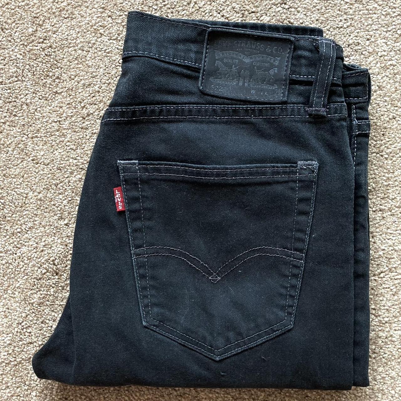 Levis hotsell 522 black