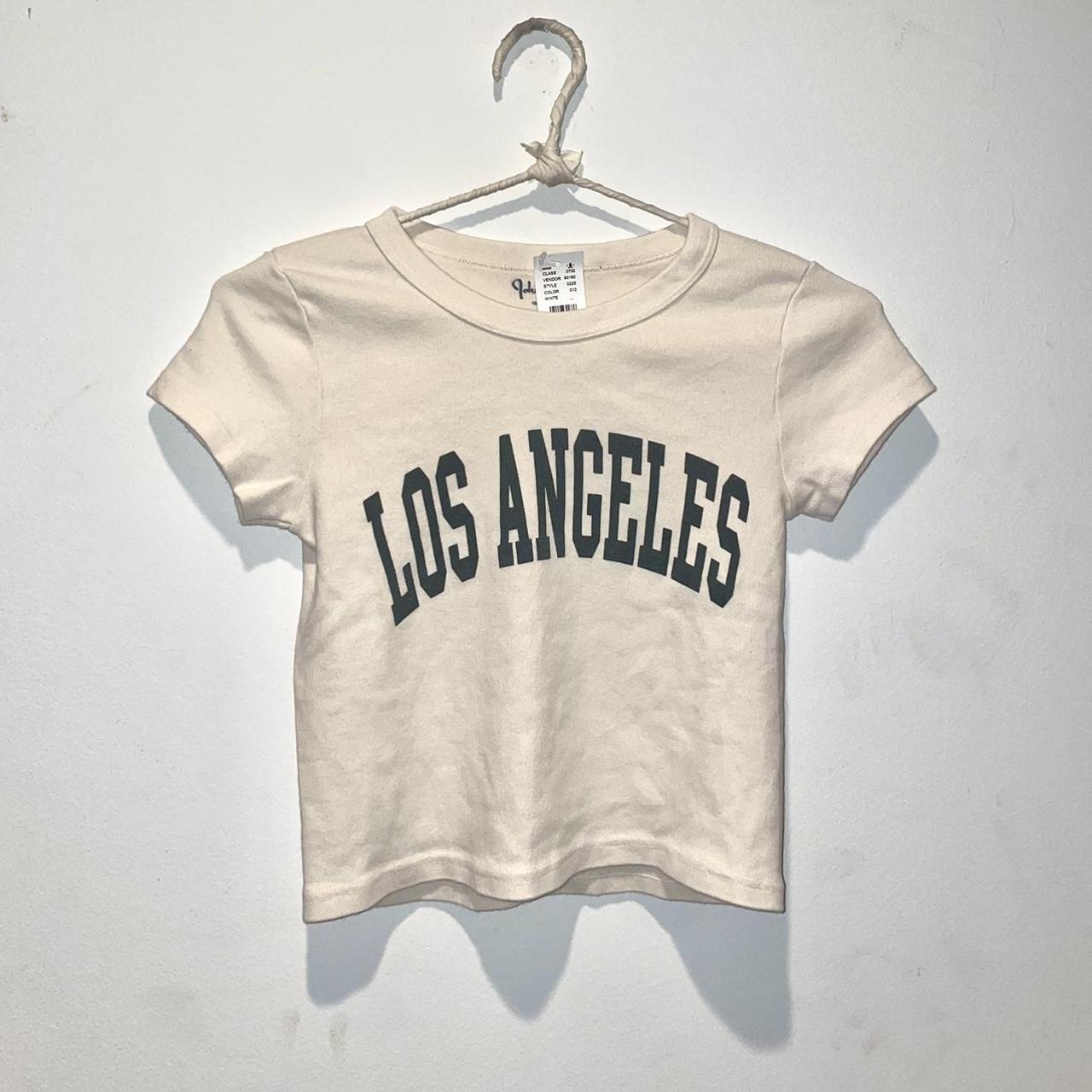 NEW Brandy Melville, Los Angeles, baby tee!! 1sz,... - Depop