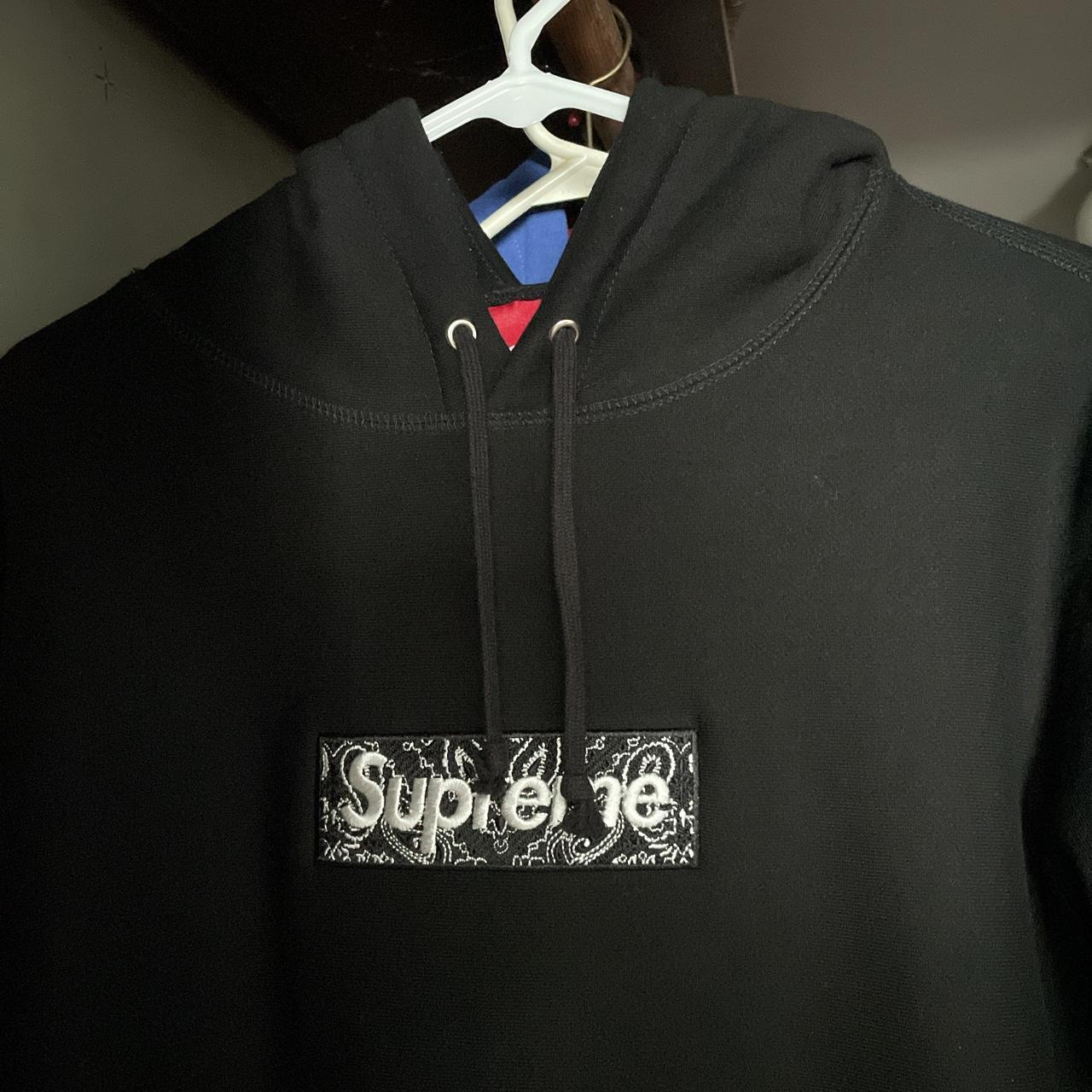 Supreme Bandana Box Logo Hoodie - Black