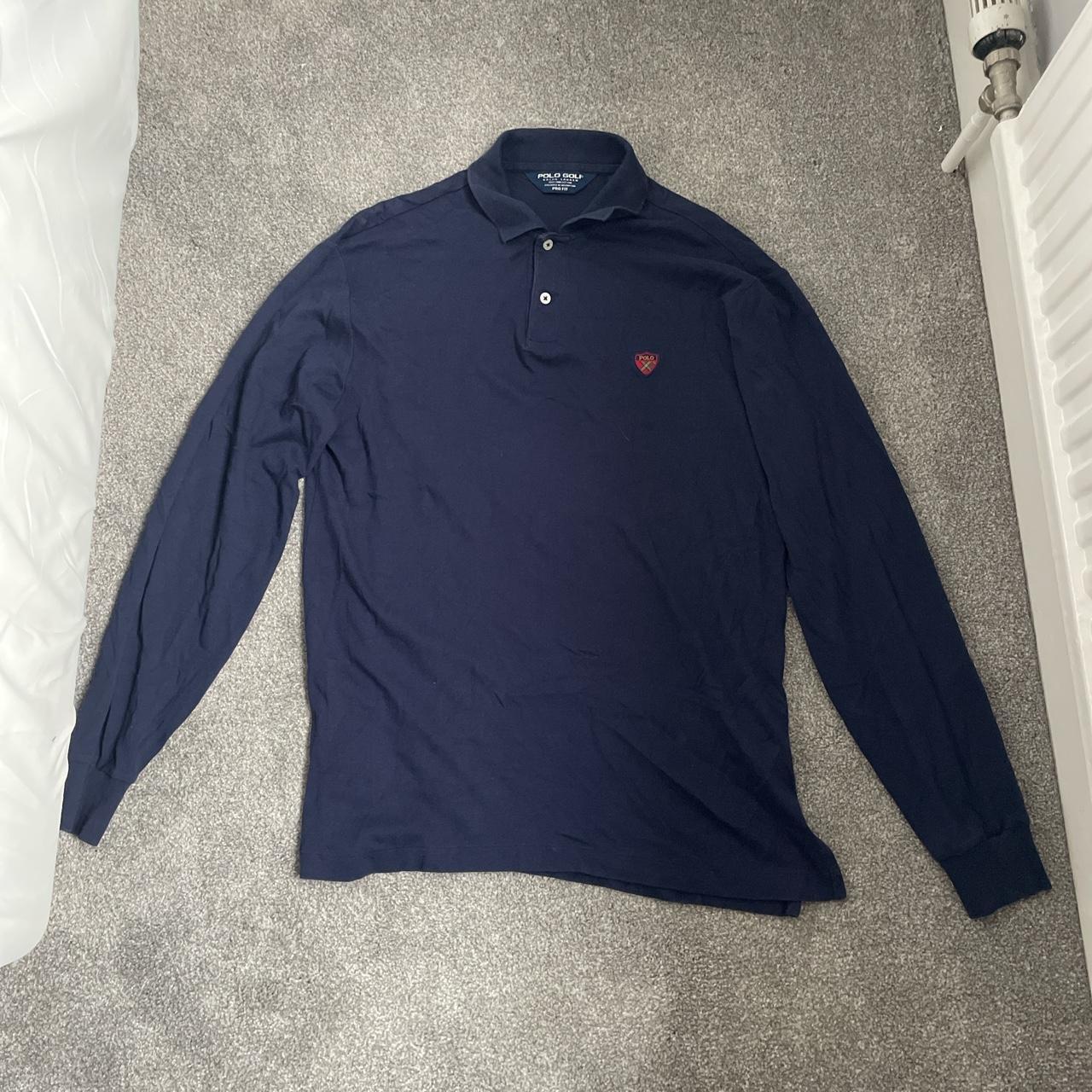 Mens Medium Long Sleeved Polo Golf Ralph Lauren Depop 0372