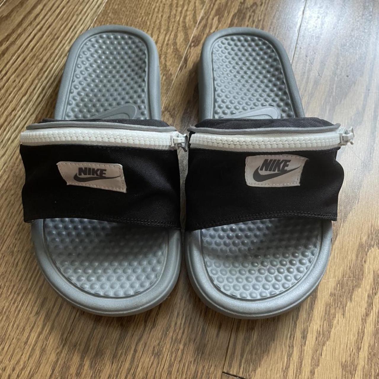 Womens nike fanny pack on sale slides