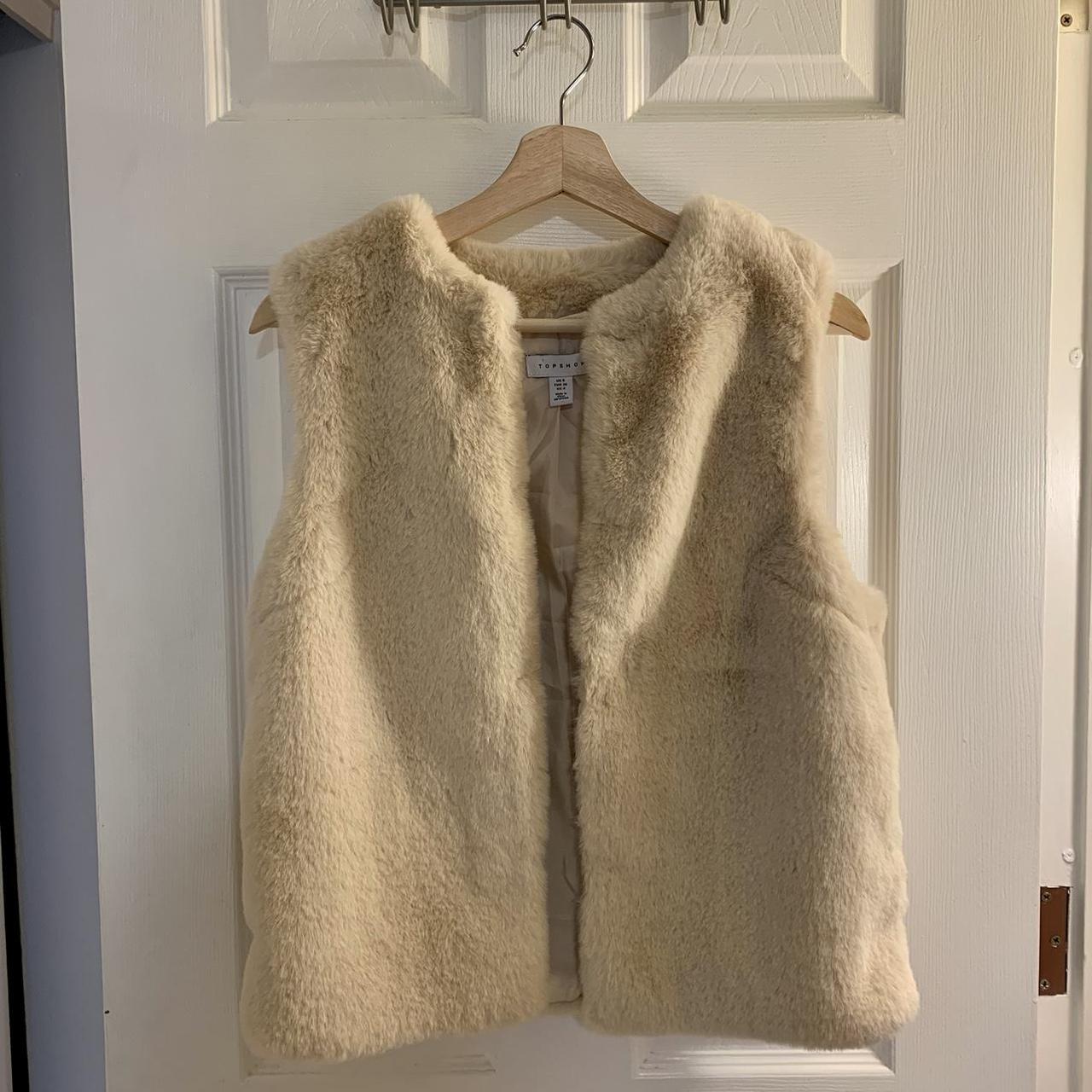Women's Cream Coat Depop