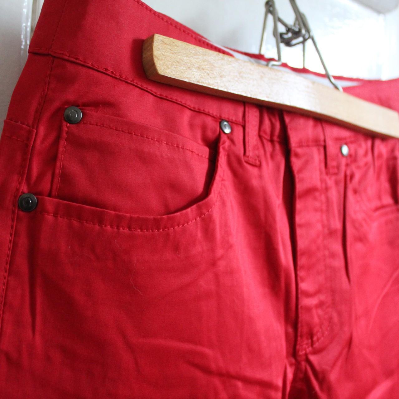 Mango Women's Red Trousers | Depop