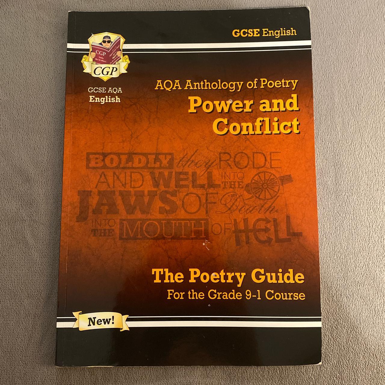 GCSE AQA English power and conflict poetry guide.... - Depop