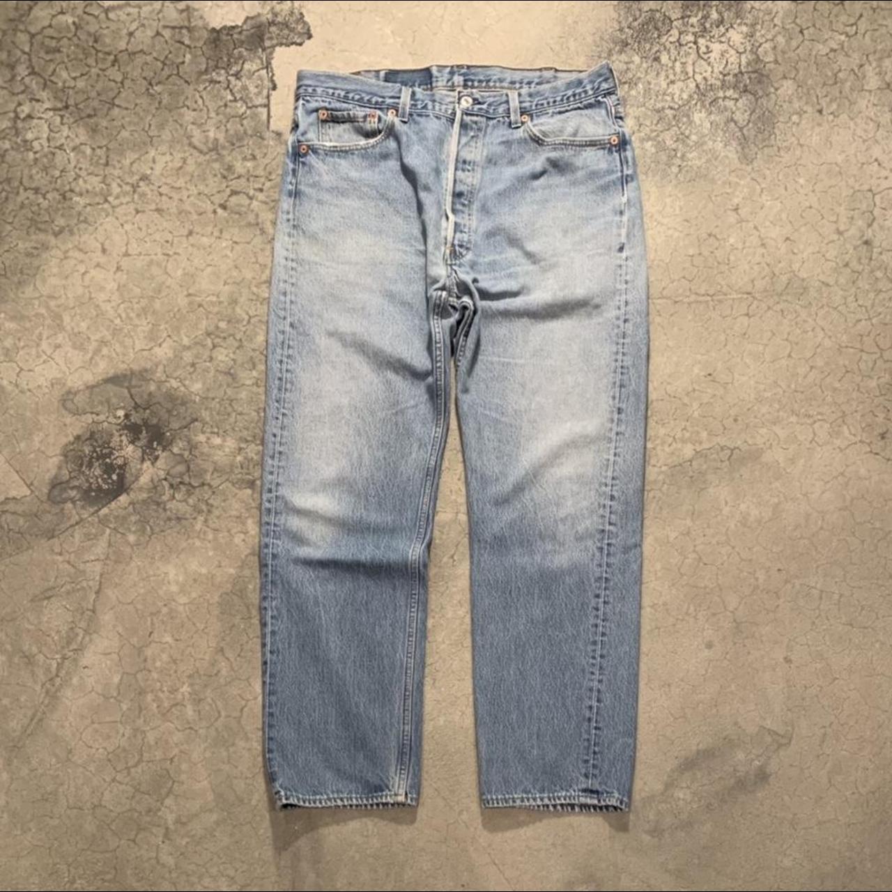 Vintage 90s Levi’s 501 jeans! Men’s 40 (fits 34), 29... - Depop
