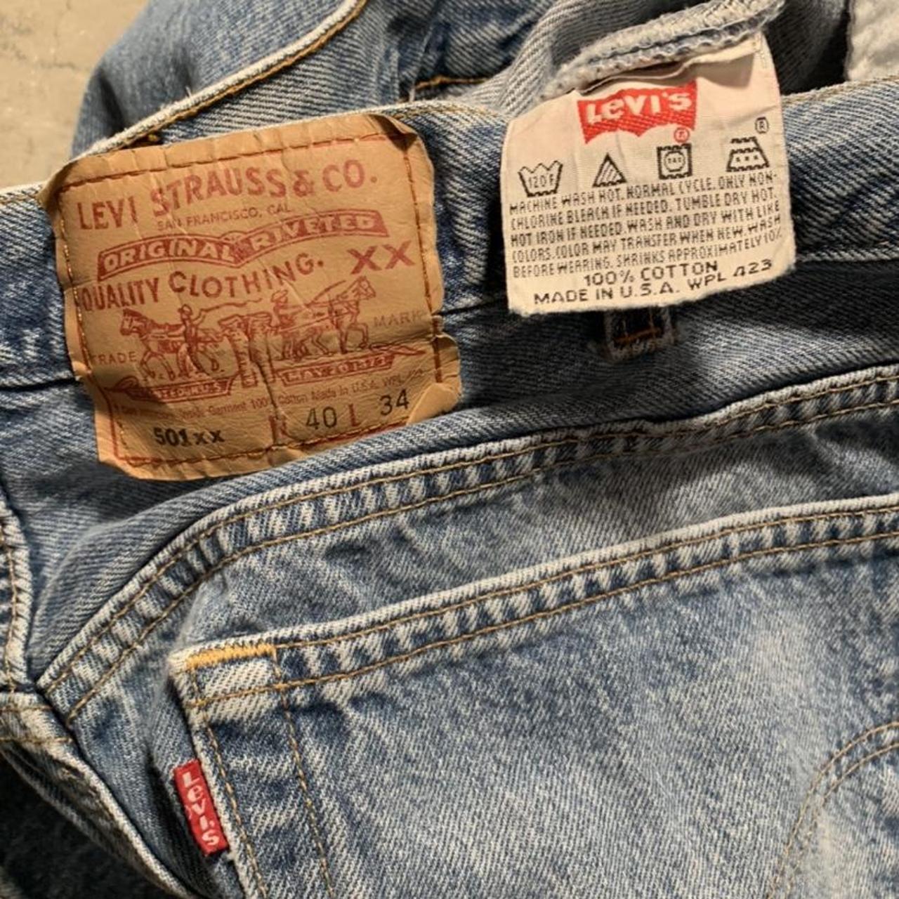 Vintage 90s Levi’s 501 jeans! Men’s 40 (fits 34), 29... - Depop