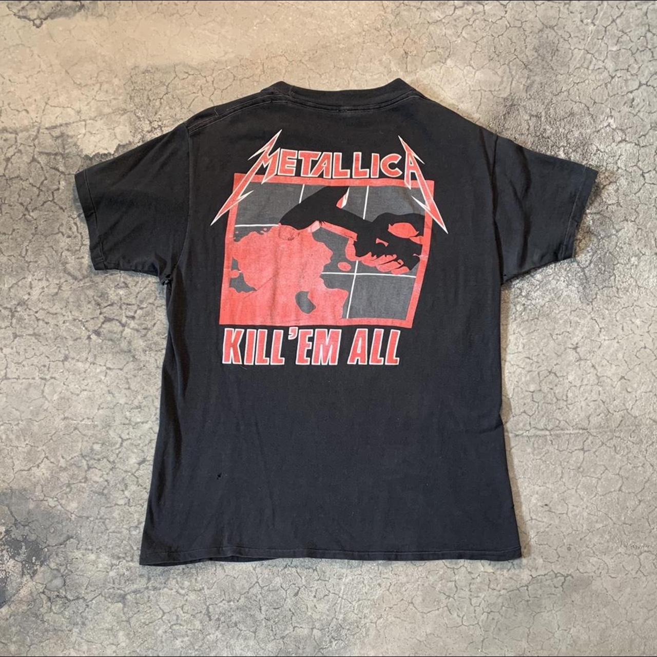 Vintage 1987 Metallica “Kill ‘Em All” shirt! Men’s... - Depop