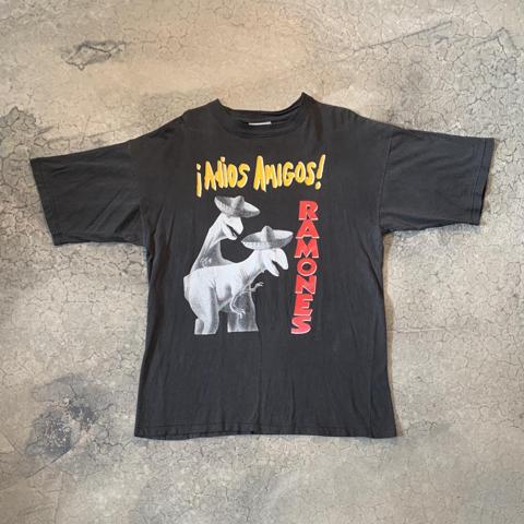 Vintage 1995 Ramones “Adios Amigos” tour shirt!... - Depop