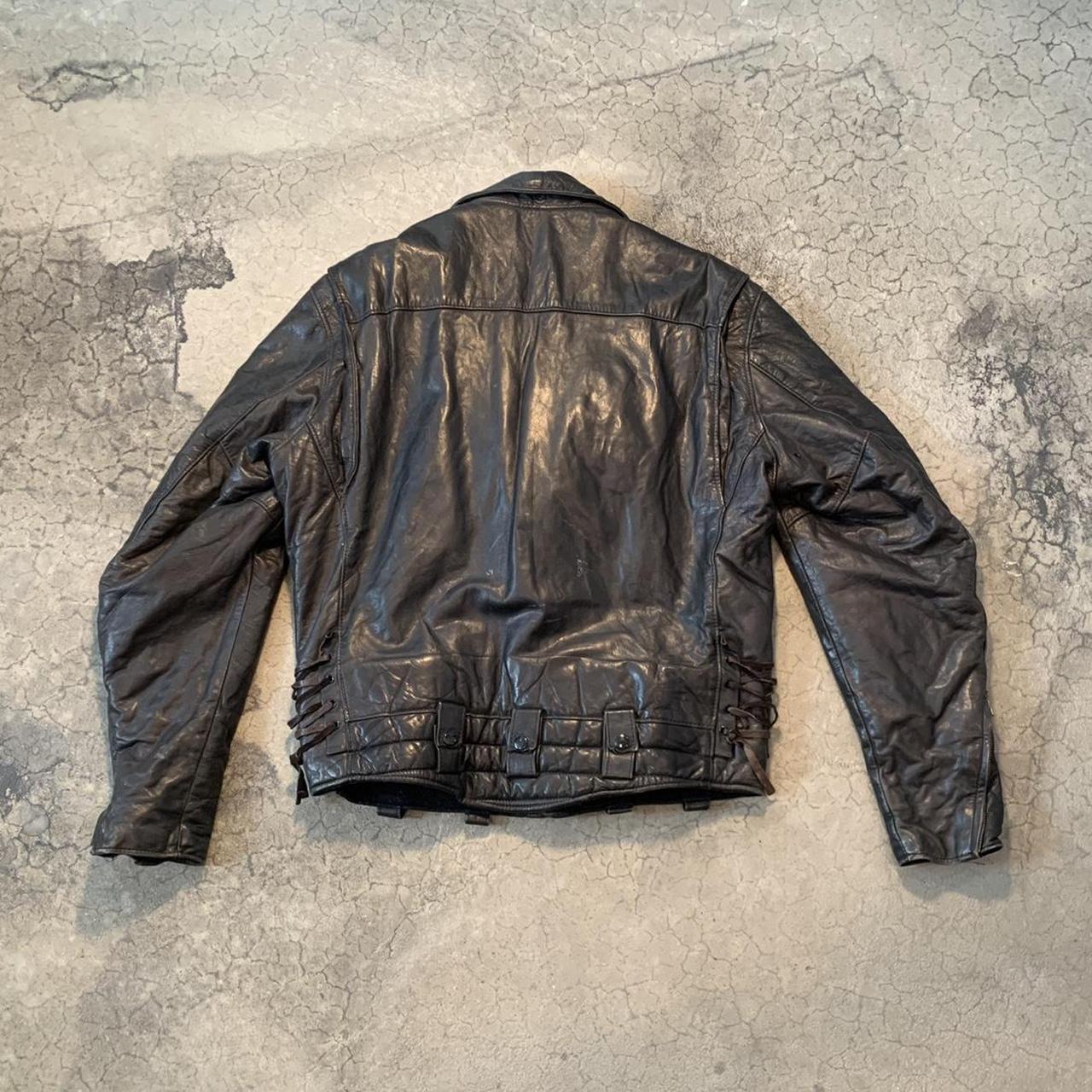 Vintage 60s/70s Golden Bear leather jacket! Men’s... - Depop