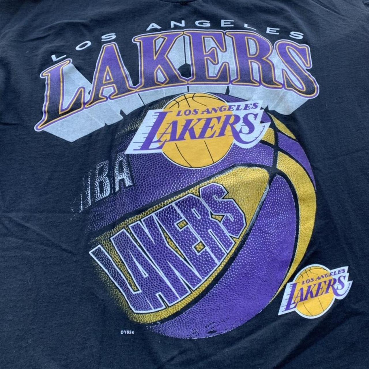 Vintage 1988 Lakers Shirt. The shirt is in good - Depop