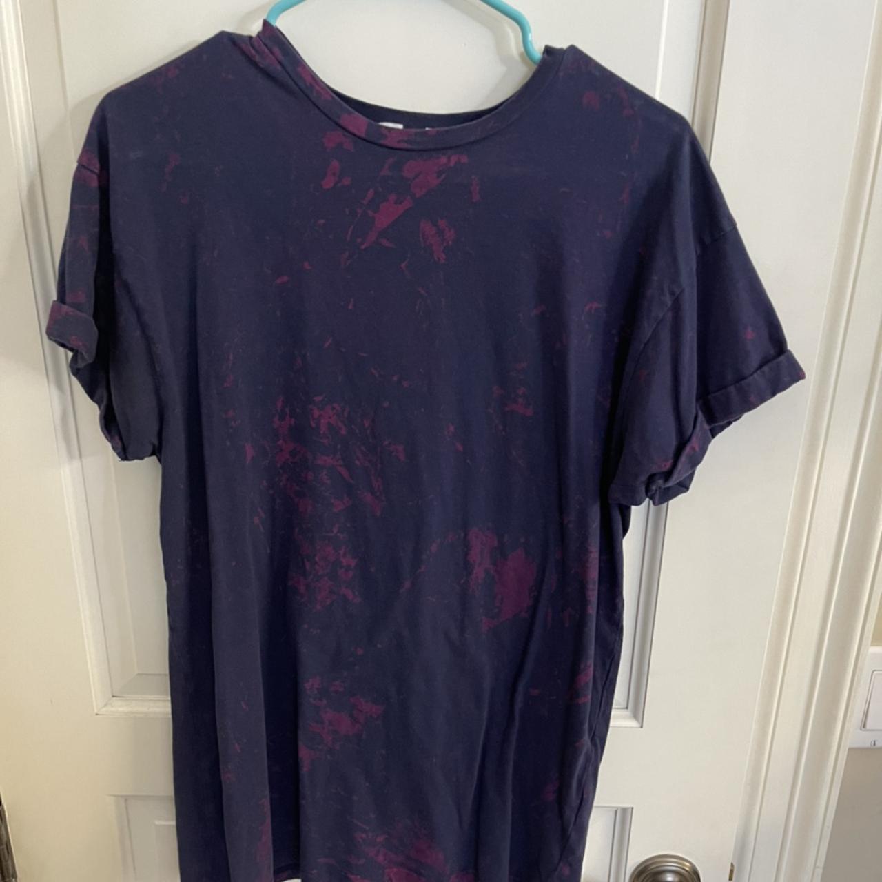 Topman Men's Purple and Pink Shirt | Depop