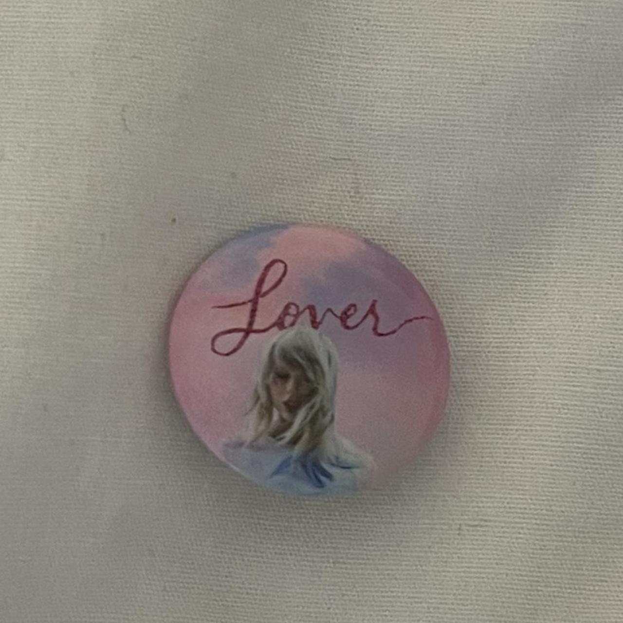 taylor swift lover era pin! features the album cover - Depop