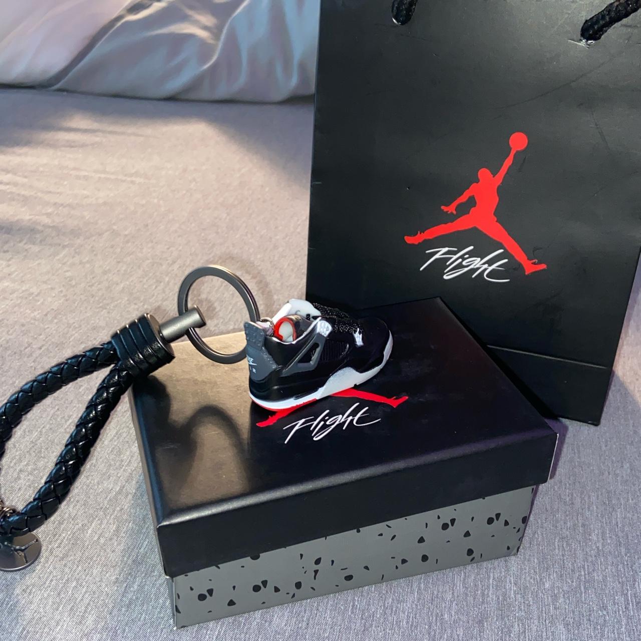 jordan 4 bred keychain