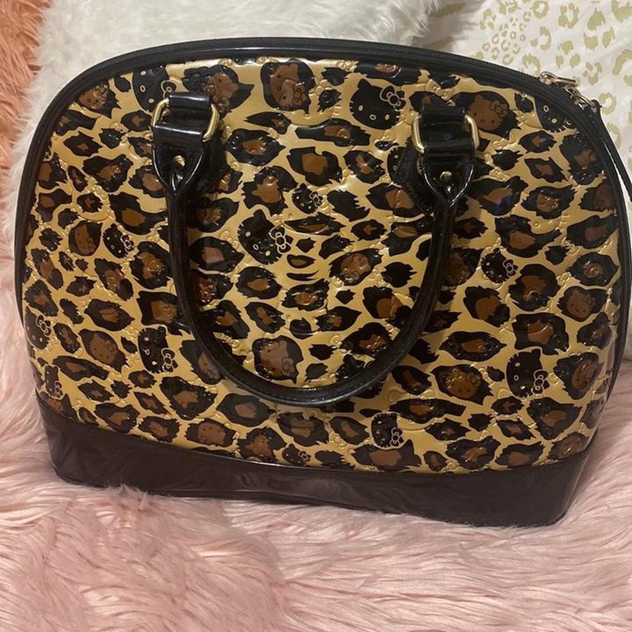 Hello Kitty Loungefly Leopard Bag Good Used... - Depop