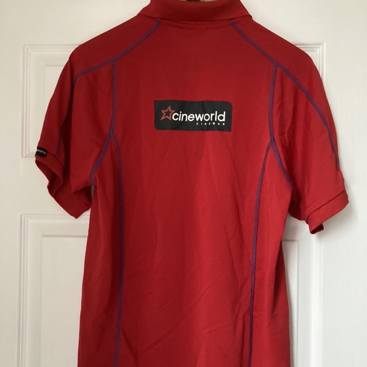 Vintage official Cineworld uniform polo. Wavey... - Depop