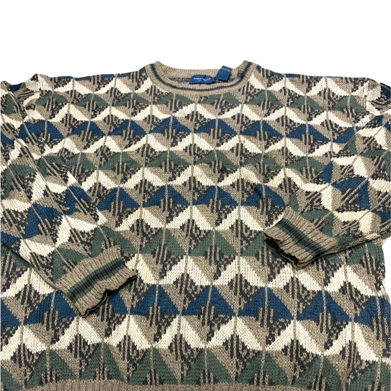 Vintage Coogi stile jumper Size 2xl Measurements... - Depop