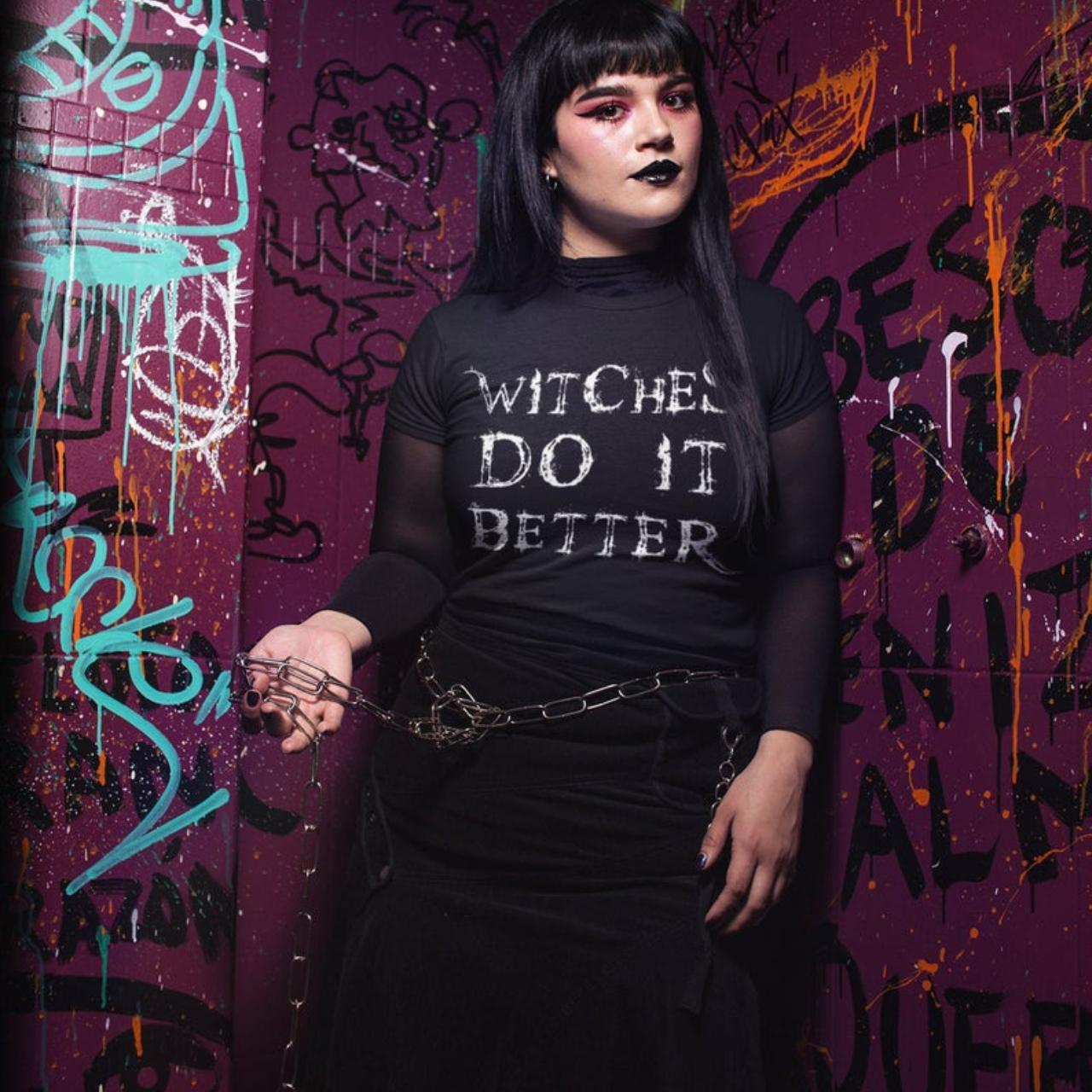 Alternative clothing gothic top. Black color... Depop