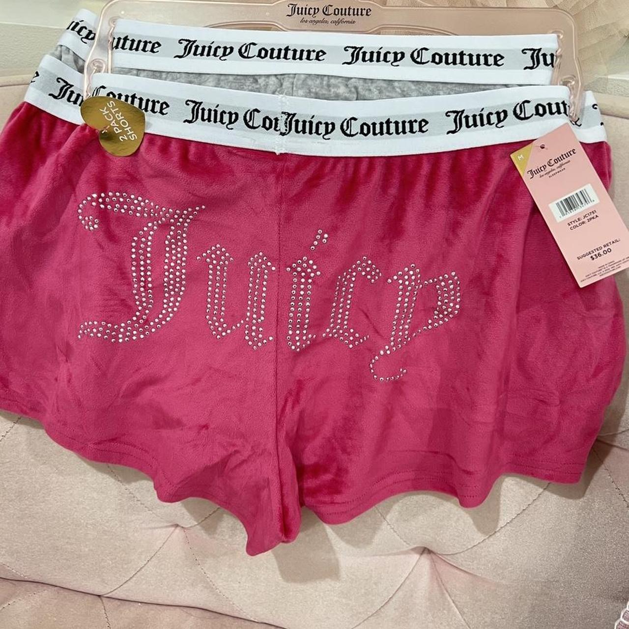 Pink Shorts With Juicy On The Back Brand New With Tags Juicy